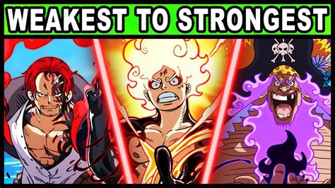 All 7 Yonko Ranked From Weakest To Strongest One Piece Strongest