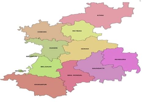 Belagavi District Map Kle Kvk