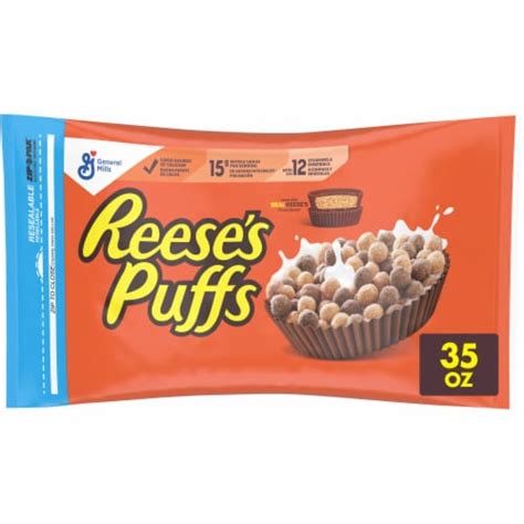 general mills reese s puffs bag cereal 35 oz pick ‘n save