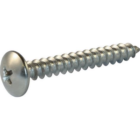 Self Tapping Screw 12g X 25mm Pan Head Square Drive T304 Stainless