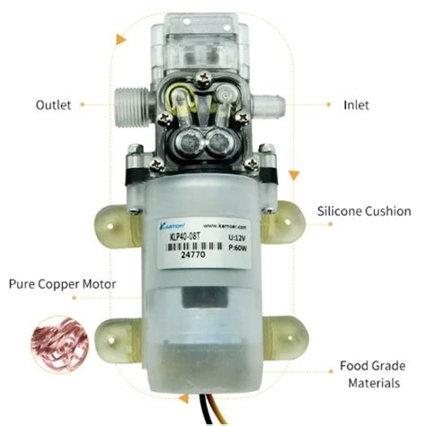 Buy Kamoer 12v Automatic High Pressure Mini Self Priming Diaphragm