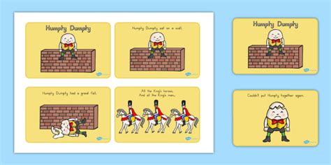 Humpty Dumpty Story Sequencing Teacher Made