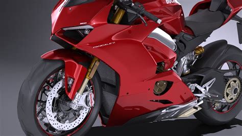 Ducati Panigale V4 2018 3d Model 169 3ds C4d Fbx Lwo Ma Max
