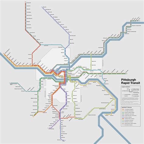 Submission Fantasy Future Map Pittsburgh Rapid Transit Maps