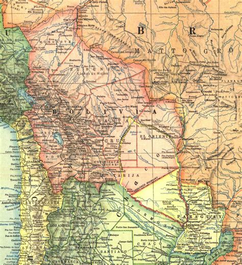 Bolivia, que es un país central de américa del sur, tiene las bush family paraguay hideaway update. Bolivia and Paraguay in 1921 Map - El Tacovo Bolivia • mappery