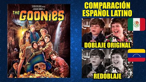 Los Goonies 1985 Comparación Del Doblaje Latino Original Y Redoblaje
