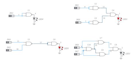 Gates Using Nand Multisim Live