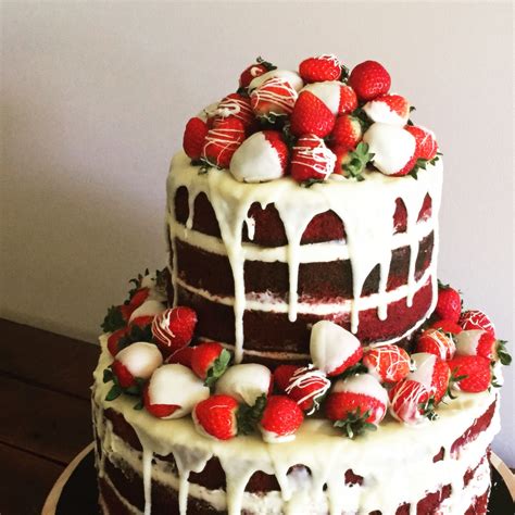 2 Tier Red Velvet Cake Layered With Cream Cheese Butter Frosting