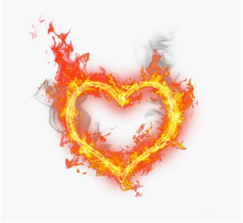 Fire Heart Burning Png Fire Png Full Hd Transparent Png