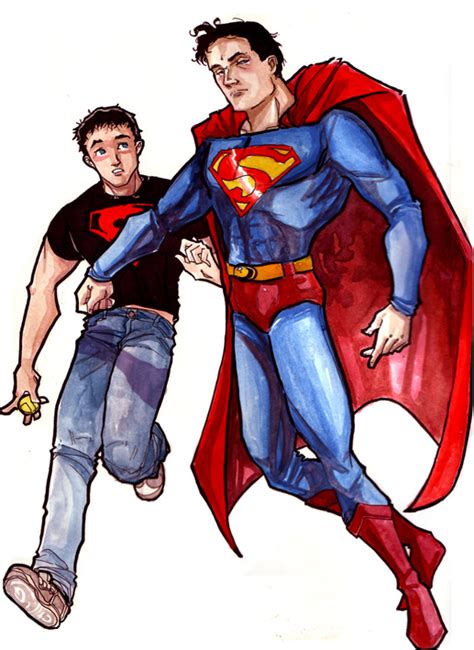 Super game boy gang fixie. ART: Superboy and Superman: comics_fanart