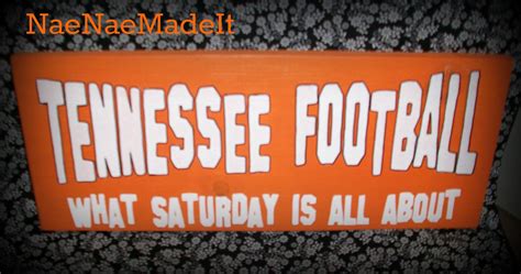 Tennessee Volunteers Football Wall Sign Vols 2000 Via Etsy