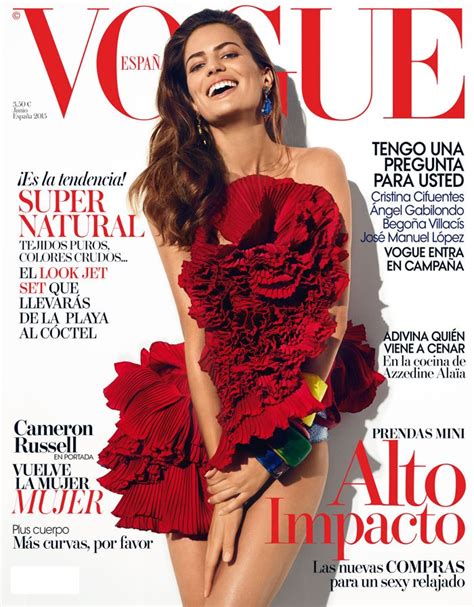 Cameron Russell En Portada De Vogue Junio Fotografiada Por Miguel