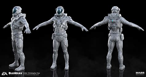 Christopher Cao Mass Effect Andromeda Deepspace Armor Set Highres