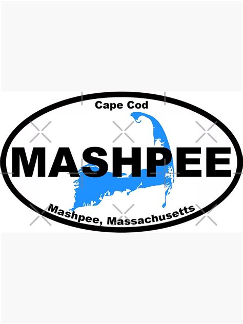 Towns Of Cape Cod Mashpee Massachusetts Magnet For Sale By