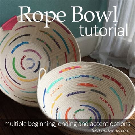 Rope Bowl Tutorial 627handworks A Quilting Blog Bloglovin