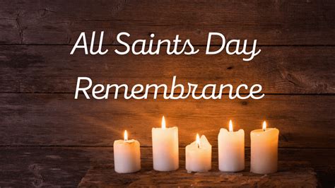 All Saints Day Remembrance St Matthew Lutheran Church