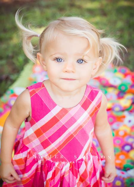 Jennifer Simpson Photography Adorable 2 Year Old Little Girl Photo