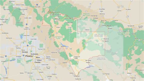 Cities And Towns In Gila County Arizona