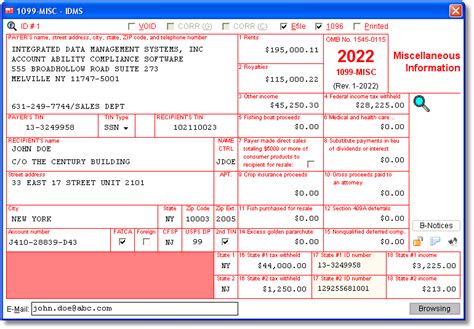 1099 Misc Software To Create Print And E File Irs Form 1099 Misc