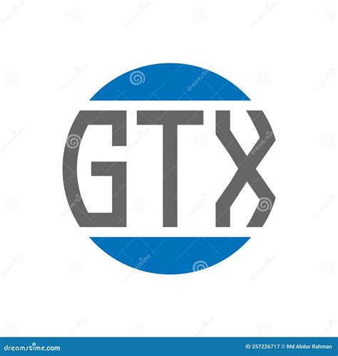 Gtx Letter Logo Design On White Background Gtx Creative Initials