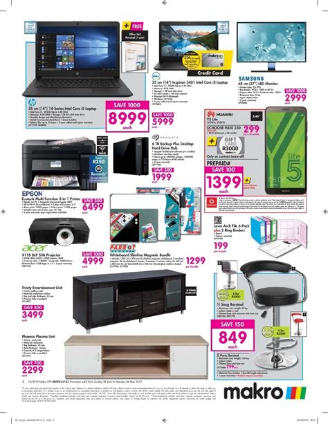 This site does not include all credit card companies or all available credit card. Makro Current catalogue 2019/04/28 - 2019/05/06 3 - za-catalogue-24.com