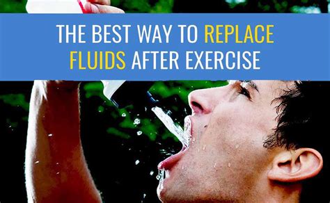 Rehydrate After Exercise Get The Balance Right Sport Injury Physio