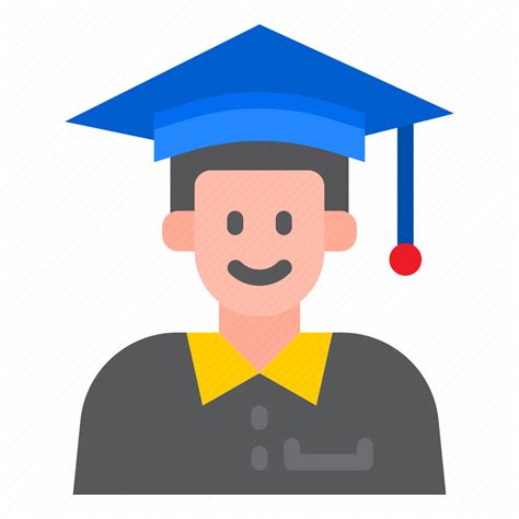 Graduation Degree Man School Education Icon Download On Iconfinder