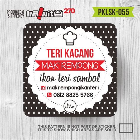 Ada banyak jajanan pedas yang menjadi favorit, salah satunya seblak. Jual PKLSK-055 stiker produk label kemasan makanan standing pouch toples sticker plastik cake ...