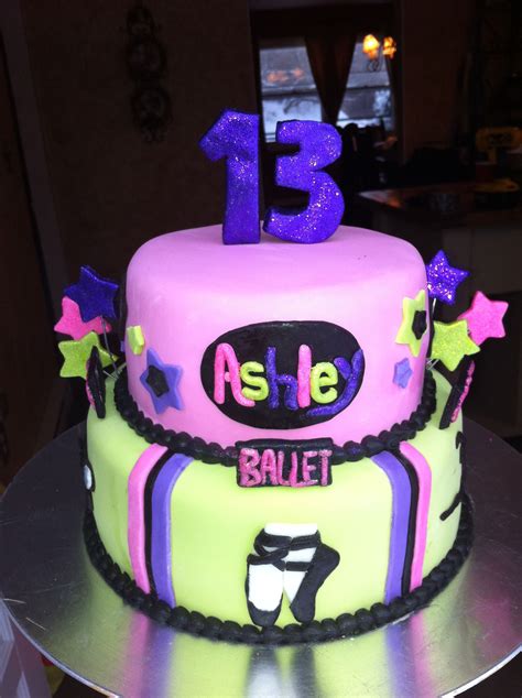 Dance themed 13th birthday cake | Cakes by ME!! | Pinterest | 13th birthday cakes, 13th birthday 
