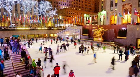 Rockefeller Center Ice Skating Rink Open Christmas Day Christmas Day