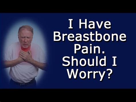 But, as clinical nurse specialist addie mitchell explains, on its own breast pain is rarely a sign of cancer. I Have Breastbone Pain. Should I Worry? - YouTube
