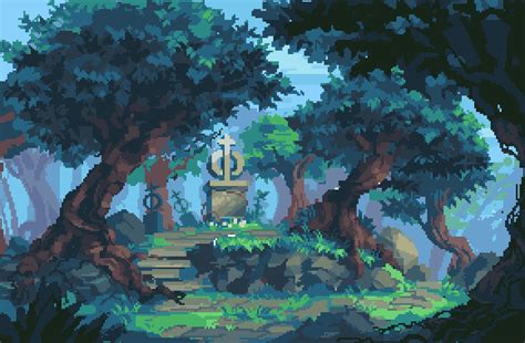 Pixel Art Landscape Pixel Art Games Pixel Art Design