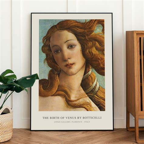 The Birth Of Venus Print By Sandro Botticelli Exhibition Etsy Canada Exhibition Poster