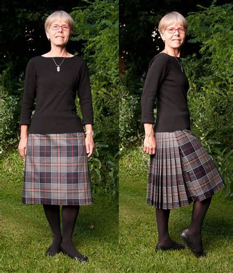 Traditional Female Wear Tartan Fashion Scottish Clothing