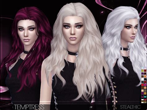 Sims 4 Hairs Stealthic Temptress By Stealthic