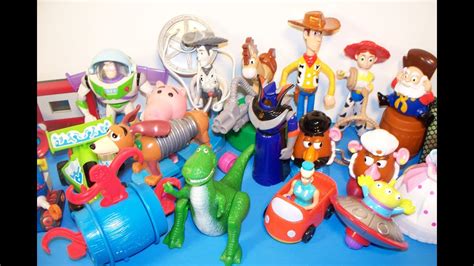 1999 Disneys Toy Story 2 Set Of 20 Mcdonalds Happy Meal Movie Collection Toys Video Review