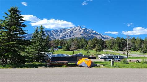 Camping In Banff Alberta At Tunnel Mountain Village Ii Campground