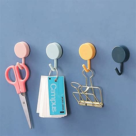 Adhesive Wall Hook Pack Strong Self Adhesive Wall Hooks Heavy Duty Sticky Hooks For Hanging
