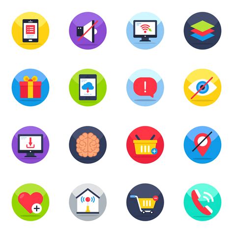 Pack Of Ui And Ux Flat Icons 13922616 Vector Art At Vecteezy