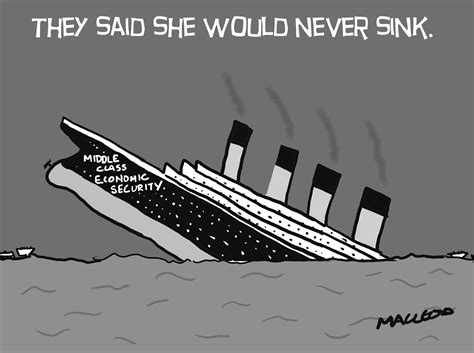 Macleod Cartoons The Sinking Of The Titanic