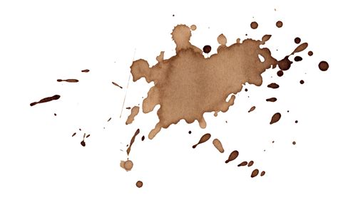 16 Coffee Stains Splatter Png Transparent Vol 2