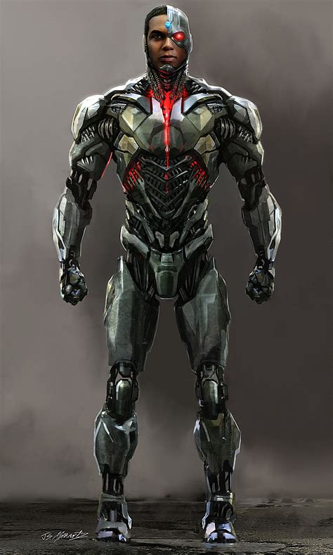 Artstation Justice League Cyborg Concept Art Jerad Marantz Justice