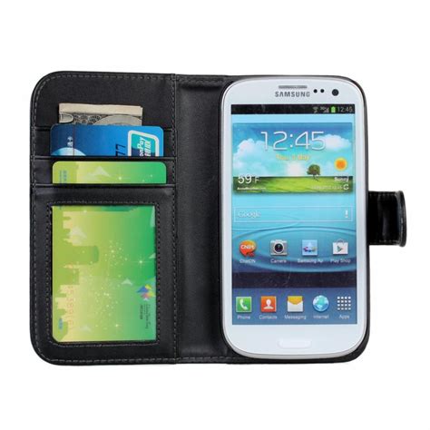 Case For Samsung Galaxy S3 Mobile Phone Accessories Wallet Flip Pu