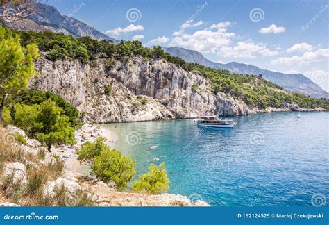 Nugal Beach Scenery In Croatia Stock Image Image Of Dalmatia Europe