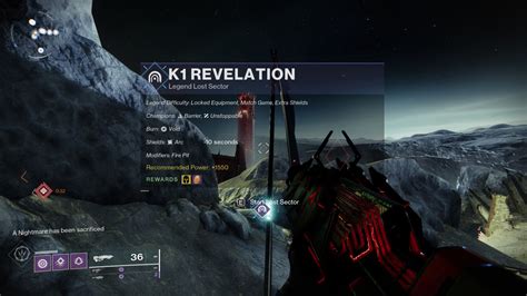 Destiny 2 K1 Revelation How To Complete The Masterlegend Lost Sector