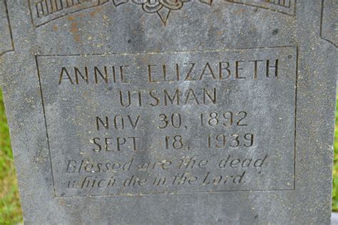 Annie Elizabeth Casteel Utsman 1892 1939 Memorial Find A Grave