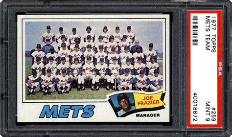 1977 Topps Mets Team Psa Cardfacts