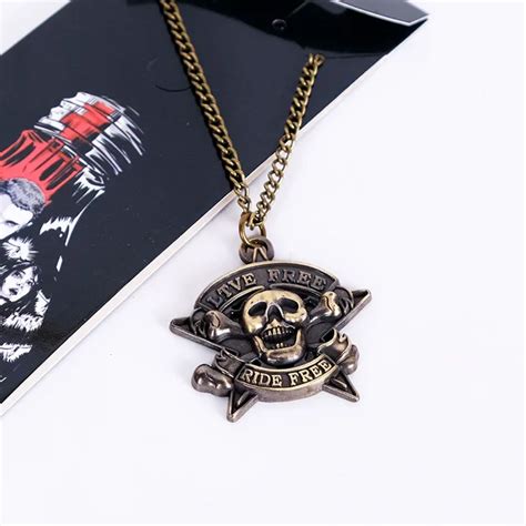 Buy Cosaner Sons Of Anarchy Pendant Necklace Skeleton