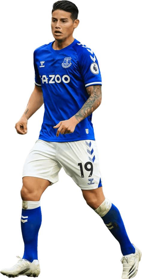 James rodriguez, allan, and abdoulaye doucouré gave everton fans every reason to be excited ahead of the new season. James Rodriguez football render - 71442 - FootyRenders