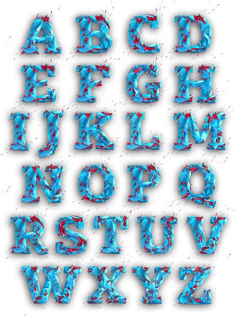Low poly typography by Moek, via Behance | Typography, Low poly, Typography served